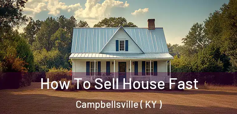  How To Sell House Fast Campbellsville ( KY )